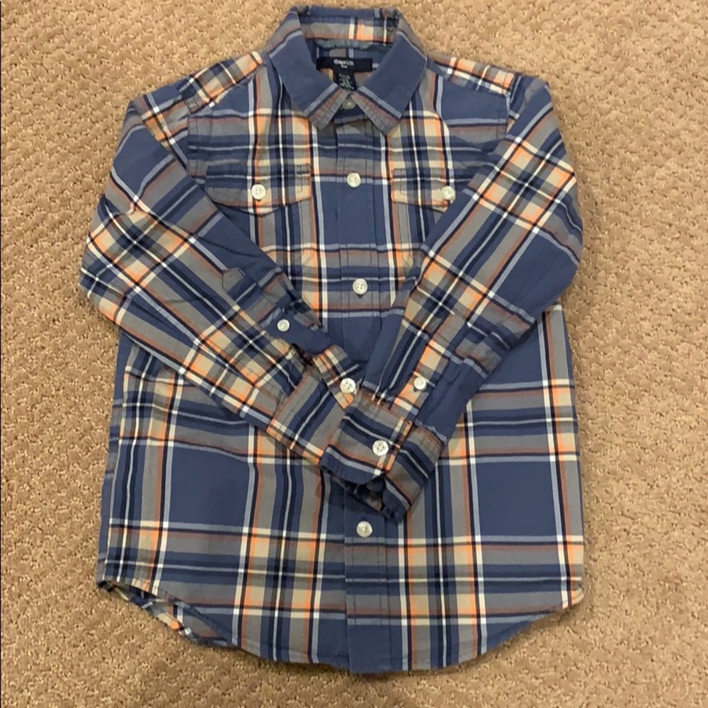 Boys Gap button down shirt size Xsmall  4-5